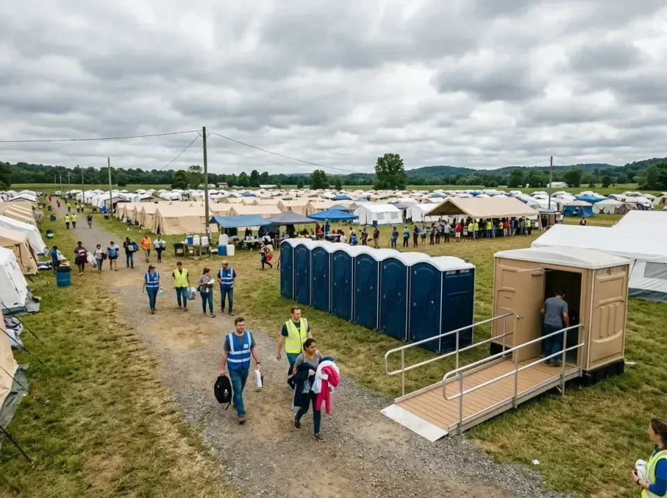 disaster-relief-camp-restrooms-010 — frequently asked questions, Dumpster & Portable Bathrooms Rental in Iowa Colony, TX